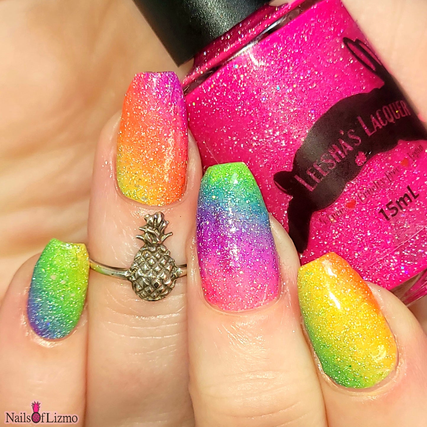 Full Neon Reflective Glitter Collection